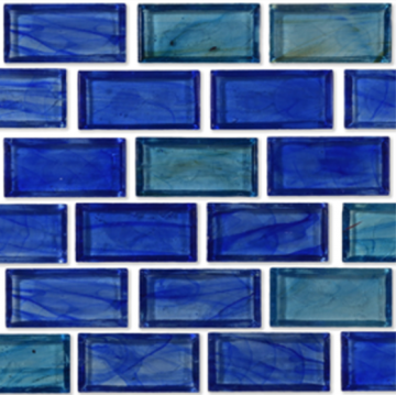 Aquabella Fjord Peaceful 1x2 Glass Tile